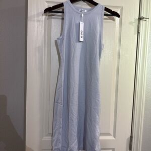 525 America Light Blue Midi Dress